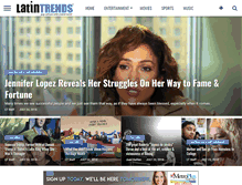 Tablet Screenshot of latintrends.com